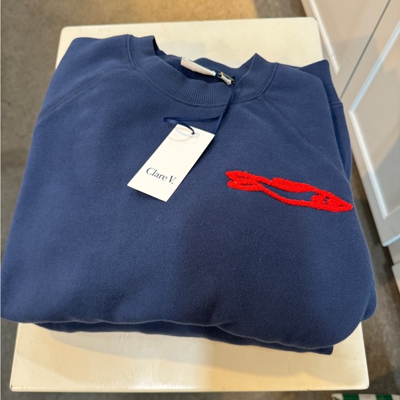 Anthropologie Clare V. Sardine Sweatshirt, NWT - Picture 4 of 4